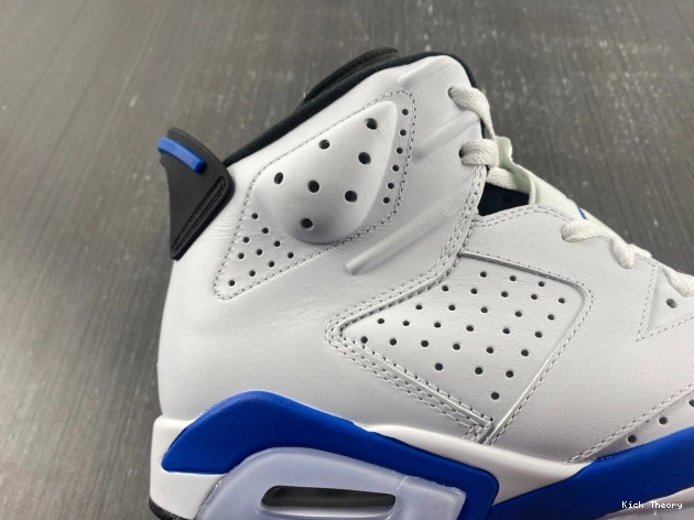 Kicktheory Blue Retro 6 Air Sport 384664-107 (2014) Jordan 0715